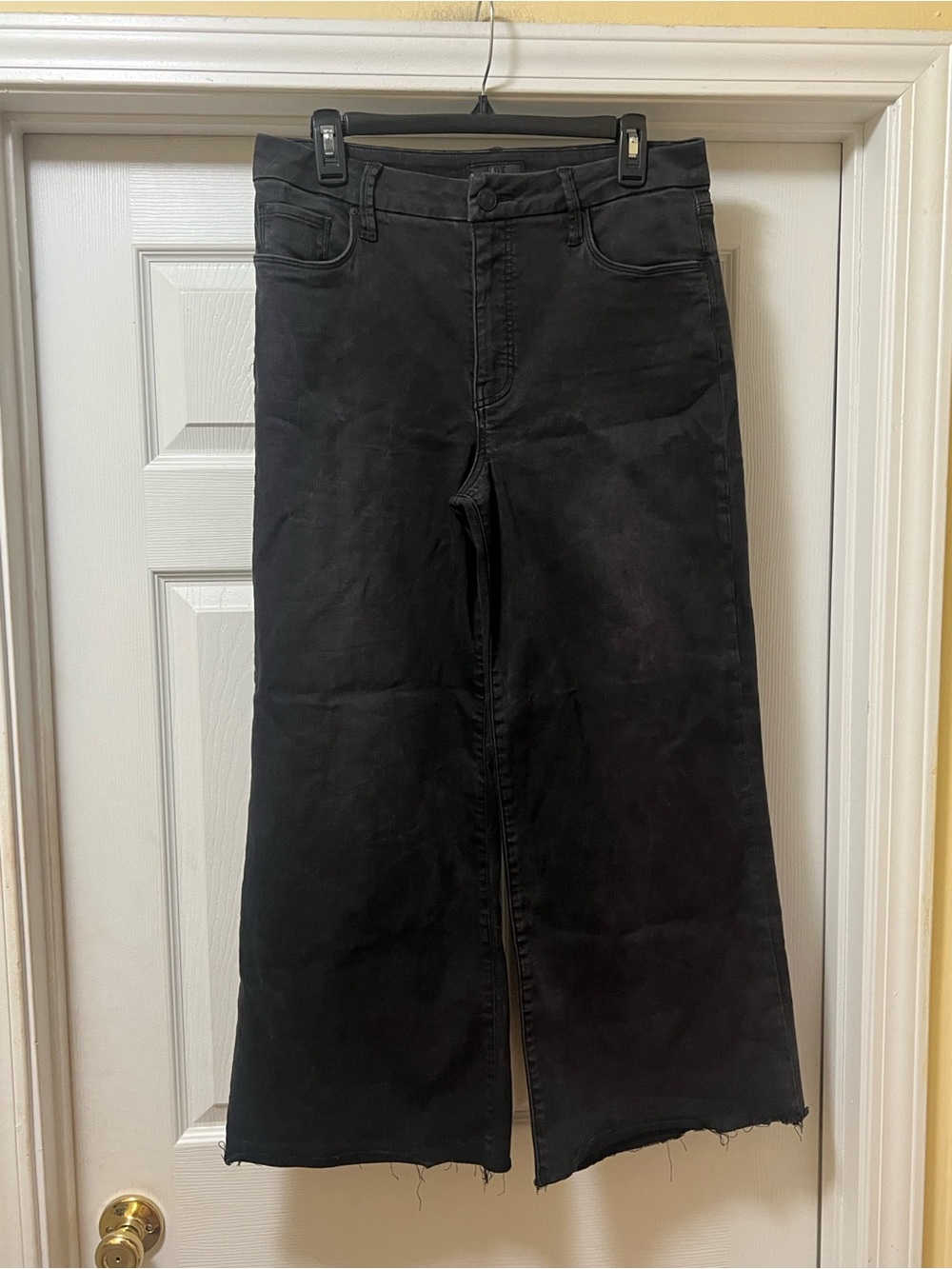 Kut from the Kloth Black Wide-Leg Jeans